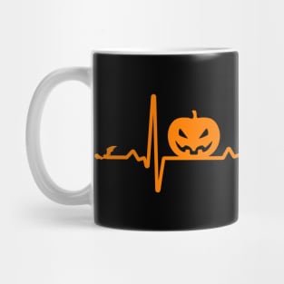 Halloween heartbeat Halloween vibe Mug